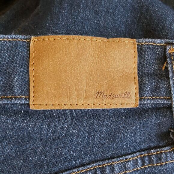 Madewell The Perfect Vintage Wide-Leg Jeans Size 25P Fairdale Dark Wash Blue - Picture 8 of 10